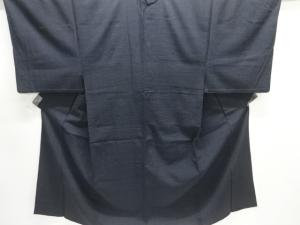 アンティーク　本塩沢単衣男物着物